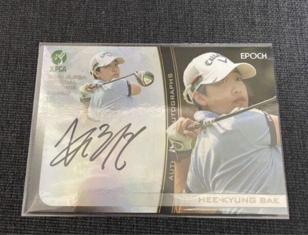 Bae Hee Kyung Epoch 2021 Japan Women'S Professional Golf Association Autograph C