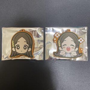 Gakuen Idolmaster China Kuramoto Trading Rubber Keychain A B