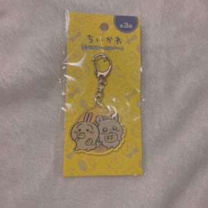 Chiikawa Acrylic Keychain Flying Gay Rabbit 100 Yen Store