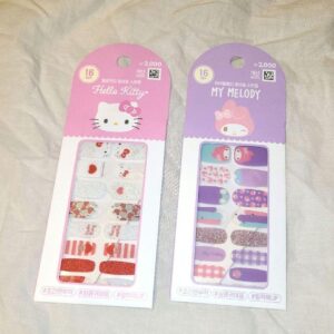 Korean Daiso Kitty My Melody Nail Stickers F/S-M503 from japan Rare  Good condit