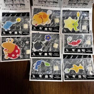 Pikmin Cara Magnets 8-Type Set Candy Toy Magnet F/S-M503 from japan Rare  Good c