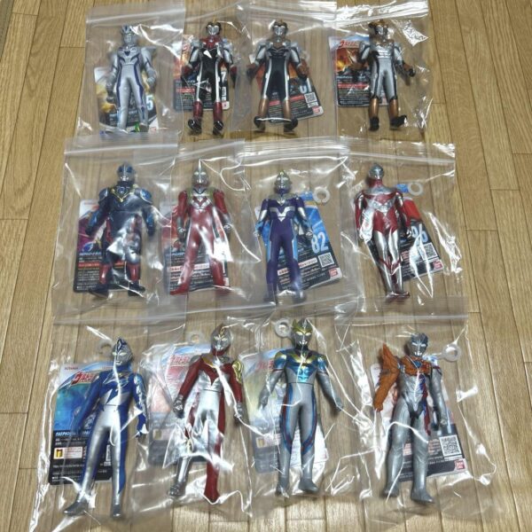Ultra Hero Series Soft Vinyl Set Of 12 F/S-M503 from japan Rare  Good condition