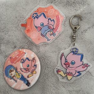 Digimon Adventure 100 Yen Store Piyomon F/S-M503 from japan Rare  Good condition
