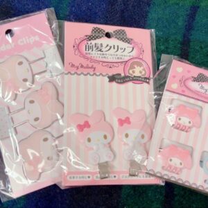 . Final My Melody Color Clip Set F/S-M503 from japan Rare  Good condition