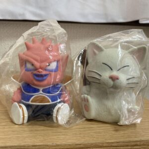 Dragon Ball Soft Vinyl Piggy Bank Set F/S-M503 from japan Rare  Good condition