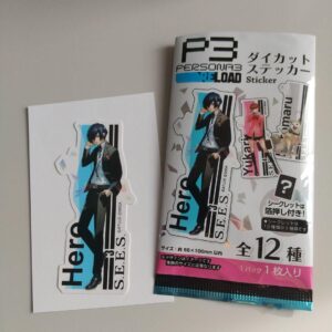 Persona 3 Reload Die-Cut Sticker Main Character Osamu Yuki F/S-M501 from japan R