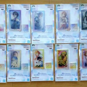 Gakuen Idolmaster Art Acrylic Plate With Stand Vol.1 10 Types In Total