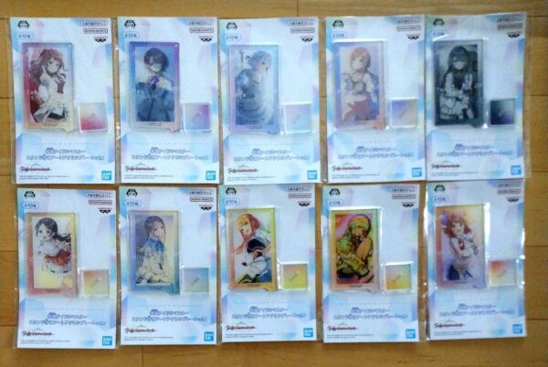 Gakuen Idolmaster Art Acrylic Plate With Stand Vol.1 10 Types In Total