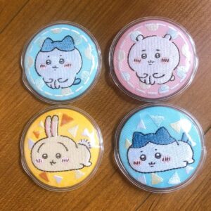 Chiikawa Embroidered Can Badge Chiihachi Rabbit 4-Piece Set