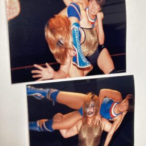 Women'S Pro Wrestling Raw Photo Akira Hokuto Vs Grizzly Iwamoto Set Of 2 F/S-M50