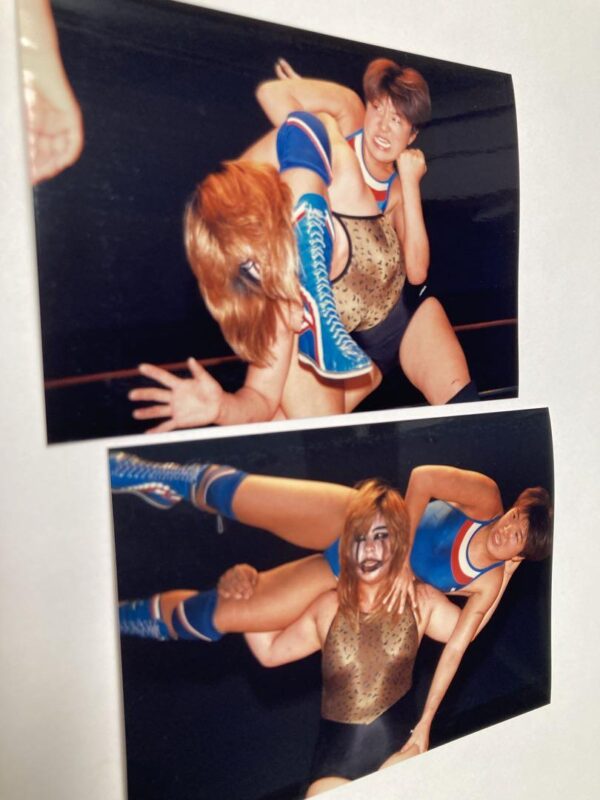 Women'S Pro Wrestling Raw Photo Akira Hokuto Vs Grizzly Iwamoto Set Of 2 F/S-M50