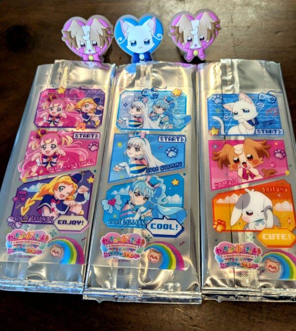 Wonderful Precure Movie Bonus Clear Card Ring Complete F/S-M501 from japan Rare