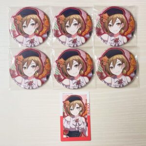 Proseca Birthday Glitter Can Badge Meiko F/S-M501 from japan Rare  Good conditio