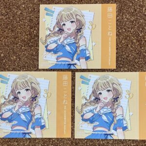 Gakuen Idolmaster Kotone Fujita Lawson 3 Stickers