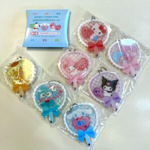 Sanrio Custom Acrylic Charm Oshikatsu Uchiwa Design Series 7 Types F/S-M501 from