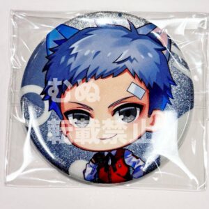 Persona 3 Nanjatown Glitter Can Badge Akihiko F/S-M501 from japan Rare  Good con