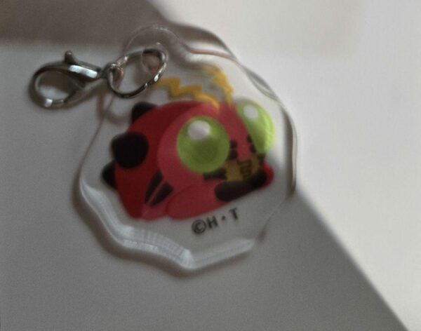 Digimon Daiso 100 Yen Acrylic Charm Tentmon F/S-M503 from japan Rare  Good condi