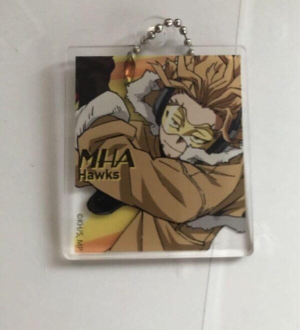 My Hero Academia Hawks Acrylic Keychain F/S-M501 from japan Rare  Good condition