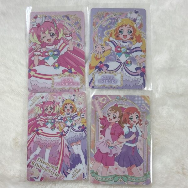 Wandaful Precure Sparkling Card Gummies Bulk Sold Set Of 4 F/S-M501 from japan R