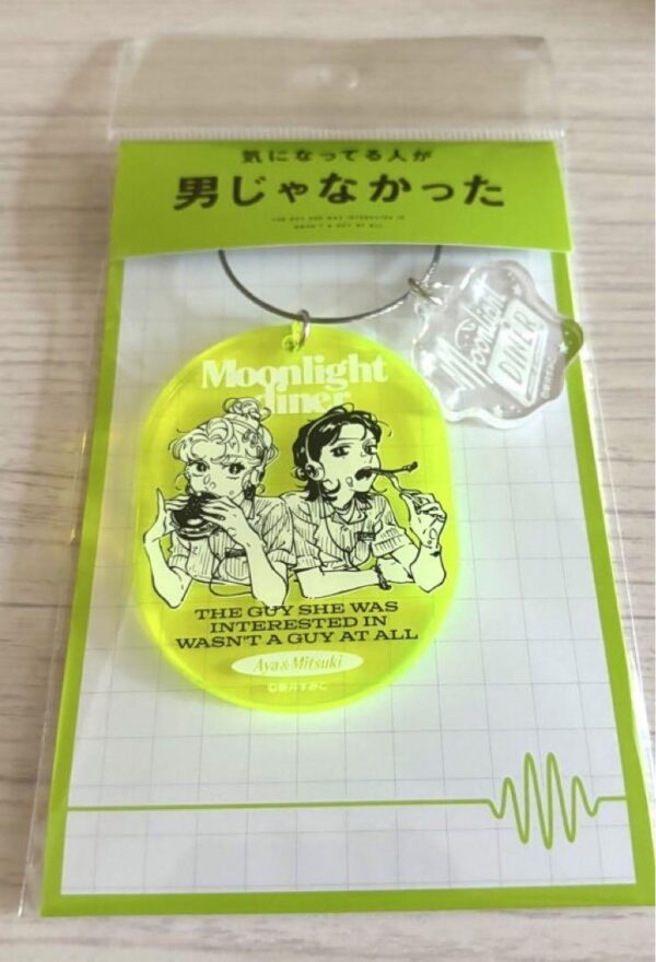 The Person I Was Interested Ina Man Tower Records Acrylic Key Chain 1 F/S-M501 f