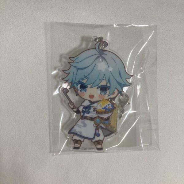 Jugumo Acrylic Keychain Genshin F/S-M501 from japan Rare  Good condition