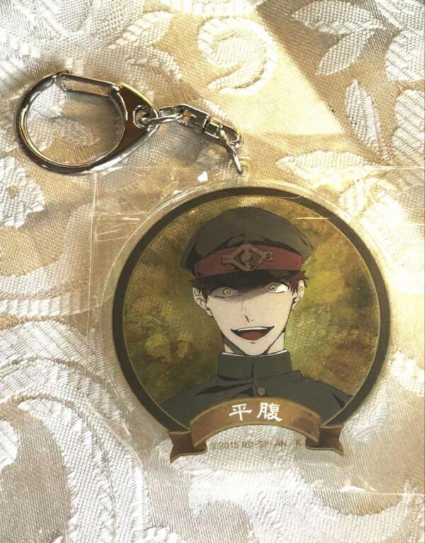 Gokuto Jihen Flat Belly Acrylic Keychain F/S-M501 from japan Rare  Good conditio