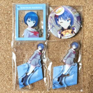 Proseca Haruka Mini Acrylic Stand Keychain Can Badge F/S-M501 from japan Rare  G