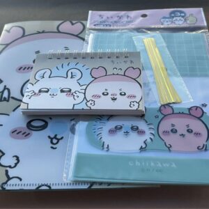 Chiikawa Mini Ring Notepad Color Gift Bag A5 Clear File