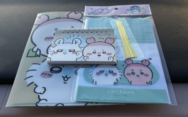 Chiikawa Mini Ring Notepad Color Gift Bag A5 Clear File