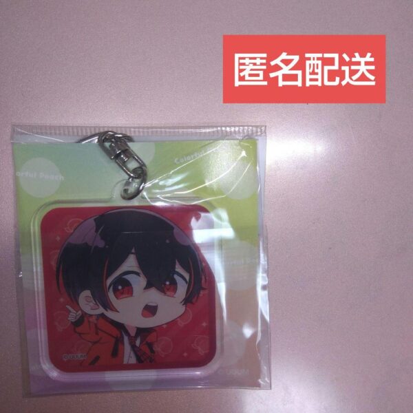 Colorful Peach Yuan-Kun Acrylic Key Chain Karapichi Yuanvisual F/S-M501 from jap