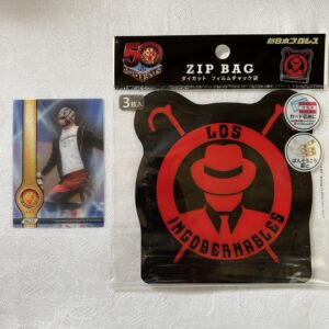 New Japan Pro Wrestling Trading Card Collection Clear Bushi Lij Zip Bag F/S-M503