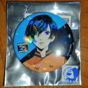 Persona Hologram Can Badge 25Th Anniversary F/S-M501 from japan Rare  Good condi
