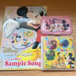 Disney English System Cd Dvd Picture Book F/S-M501 from japan Rare  Good conditi