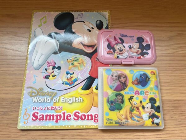 Disney English System Cd Dvd Picture Book F/S-M501 from japan Rare  Good conditi