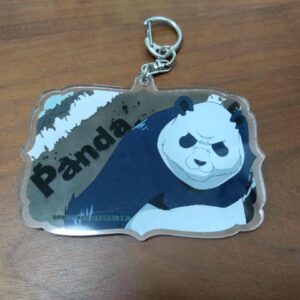 Panda Keychain Acrylic F/S-M501 from japan Rare  Good condition