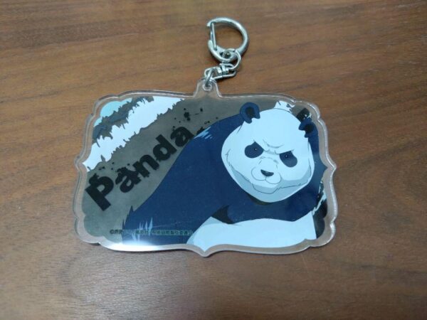 Panda Keychain Acrylic F/S-M501 from japan Rare  Good condition
