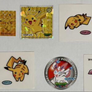 Pokemon Pikachu Nymphia Diancy Candy Toy Stickers Set Of 9 F/S-M503 from japan R