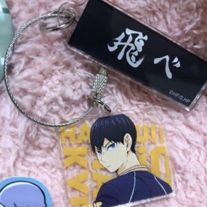 Haikyu Tobio Kageyama Keychain F/S-M501 from japan Rare  Good condition