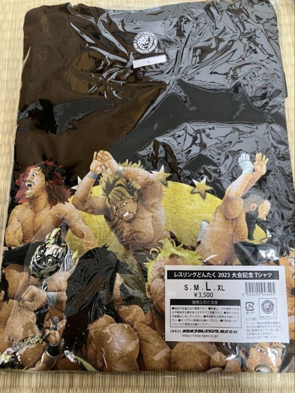 New Japan Pro Wrestling Dontaku 2023 T-Shirt F/S-M503 from japan Rare  Good cond