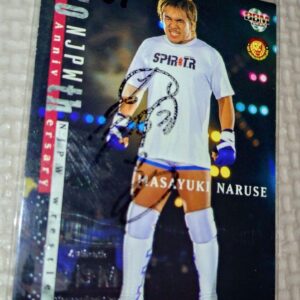 2002 Bbmjapan Pro Wrestling 30Th Anniversary Autographed By Naruse Masayoshi F/S