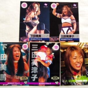 Mima Shimoda Eitsuko Mita Bbm All Japan Women'S Pro Wrestling Fierce Fighter Las