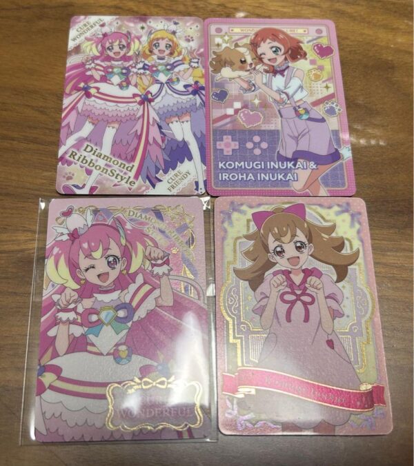 Wandaful Precure Movie Sparkly Card Gummy F/S-M501 from japan Rare  Good conditi