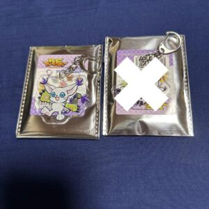 Digimon Tailmon Acrylic Keychain F/S-M503 from japan Rare  Good condition