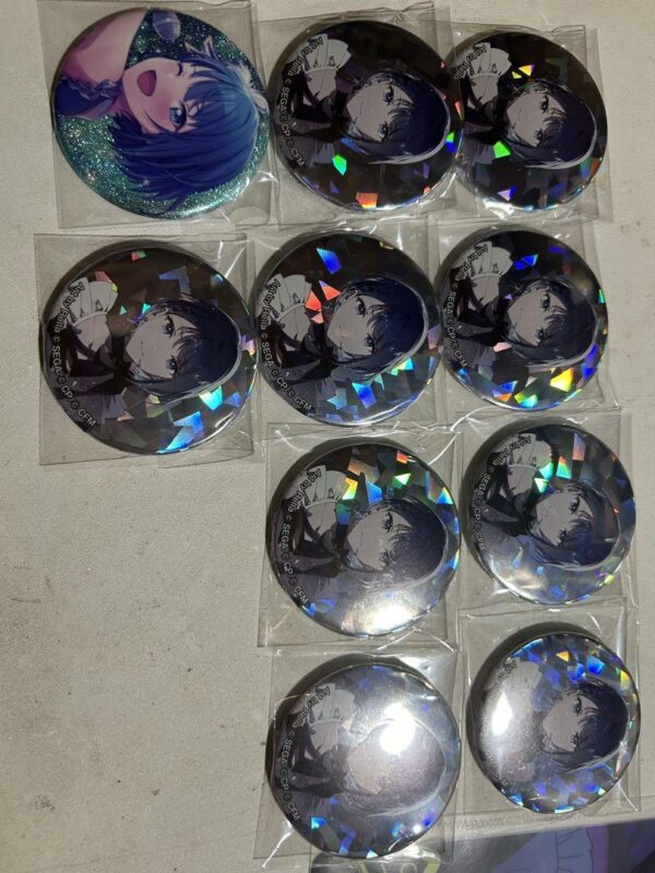 Proseca Haruka Can Badge F/S-M501 from japan Rare  Good condition