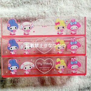 Set Of 3 System Case M My Melo 50Th Anniversary Sanrio Limited Collaboration F/S