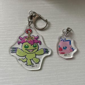 Digimon Adventure Acrylic Keychain Charm F/S-M503 from japan Rare  Good conditio
