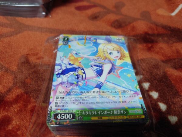 Proseca Kirakira Rainbow Kagamine Rin 50 Weiss Schwarz F/S-M501 from japan Rare