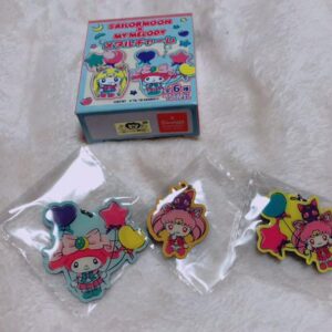 Sailor Moon My Melody Collaboration Metal Charm 3-Piece Set F/S-M503 from japan