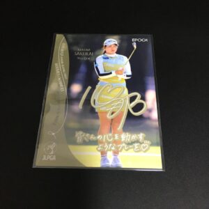 Epoch 2024 Japan Women'S Golf Kokona Sakurai Promotion Card F/S-M501 from japan