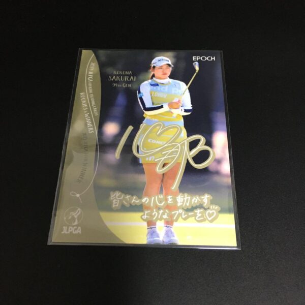 Epoch 2024 Japan Women'S Golf Kokona Sakurai Promotion Card F/S-M501 from japan